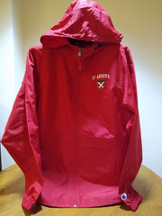 Red Full-zip pack & go Jacket